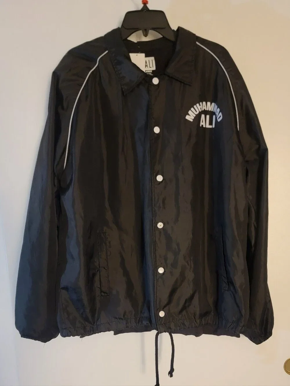 🆕️🥊Muhammed Ali Black Jacket And T-shirt Bundle, XL/XXL